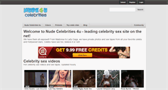 Desktop Screenshot of nudecelebrities4u.com